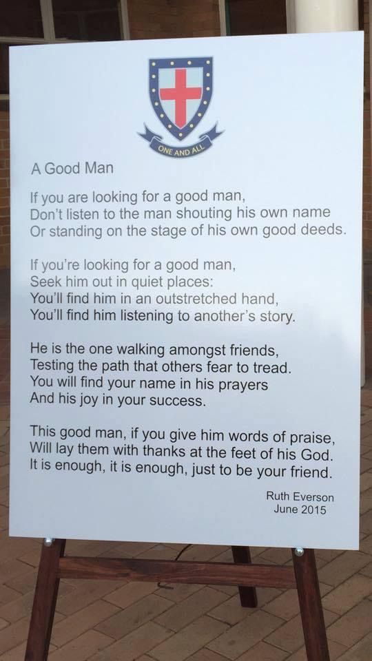 Good man poem