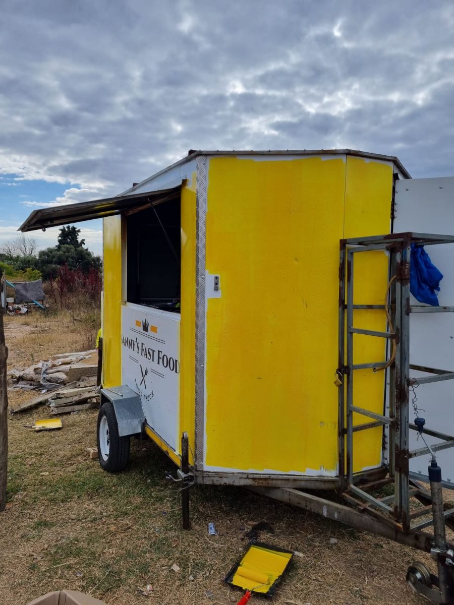 Food truck painted