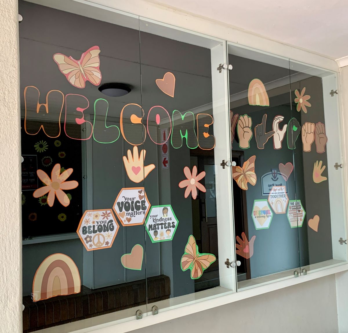Michelles welcome board