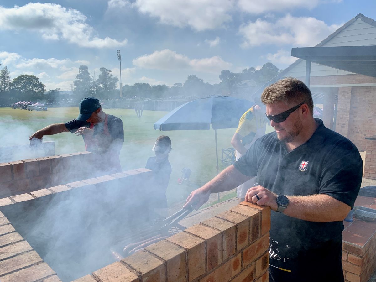 Jono braai-ing
