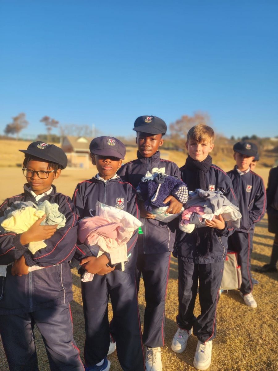 Boys with clothing