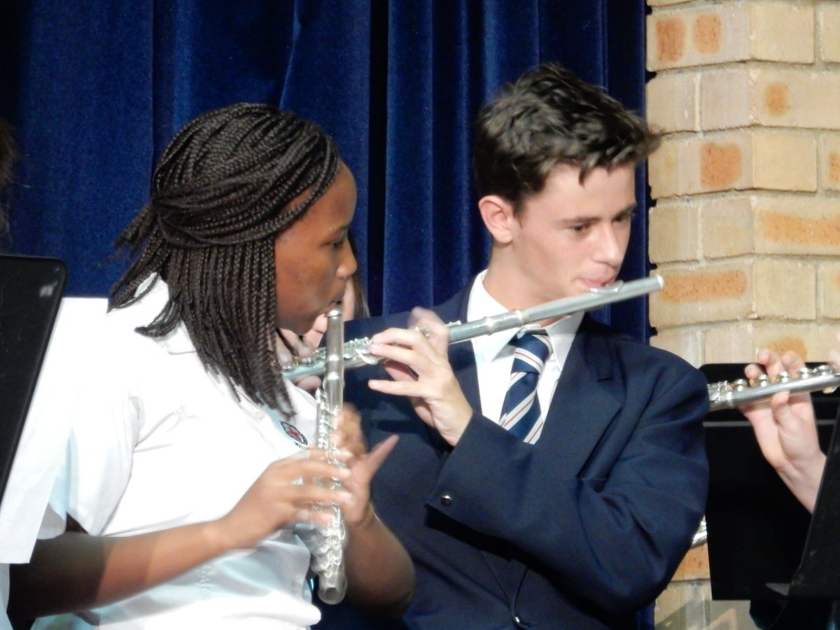Luke on flute