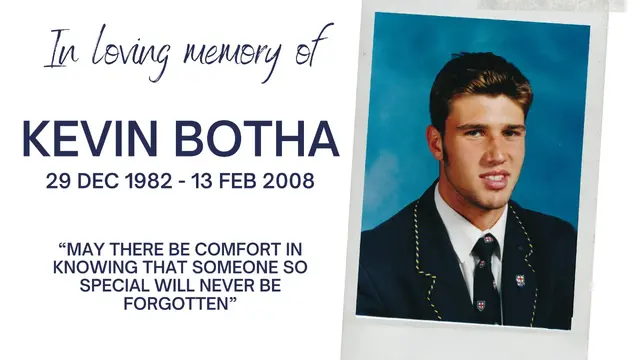 Kevin Botha Memorial Sports Scholarship