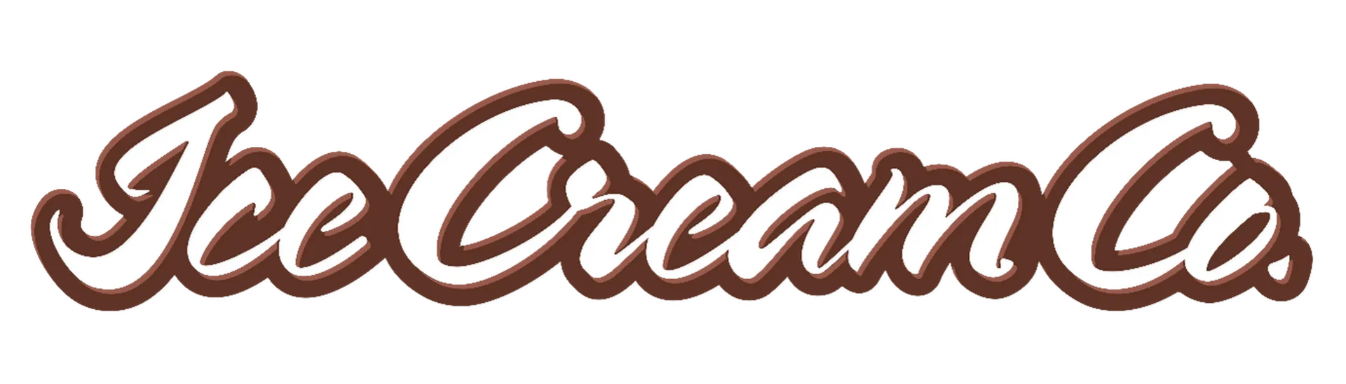 Ice Cream Co LOGO Brown