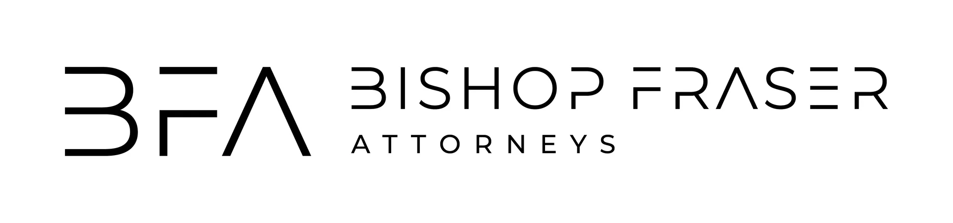 Bishop Fraser Attorneys Logo Landscape Blk 05