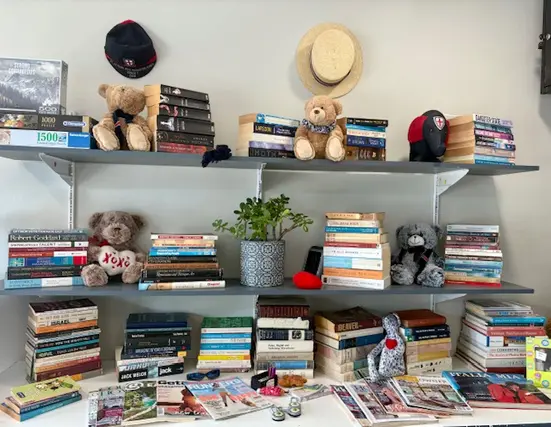 Books and teddies
