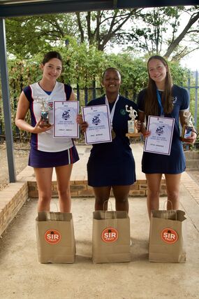 Girls players of the tournament