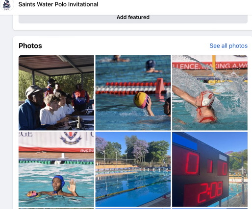 We'll share what's happening poolside for those who can't be with us,