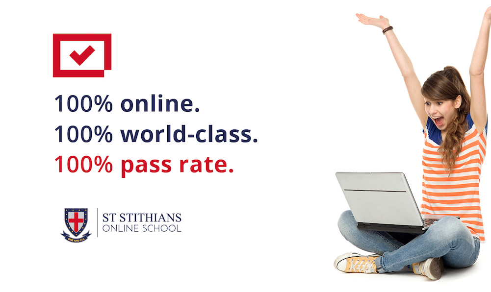 100 pass for our St Stithians Online School International GCSE