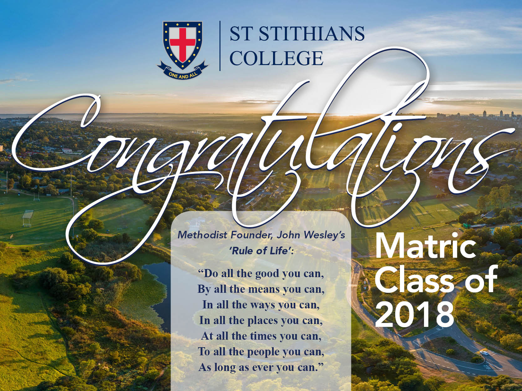 St Stithians College Matric Results 2018 – News – St Stithians College