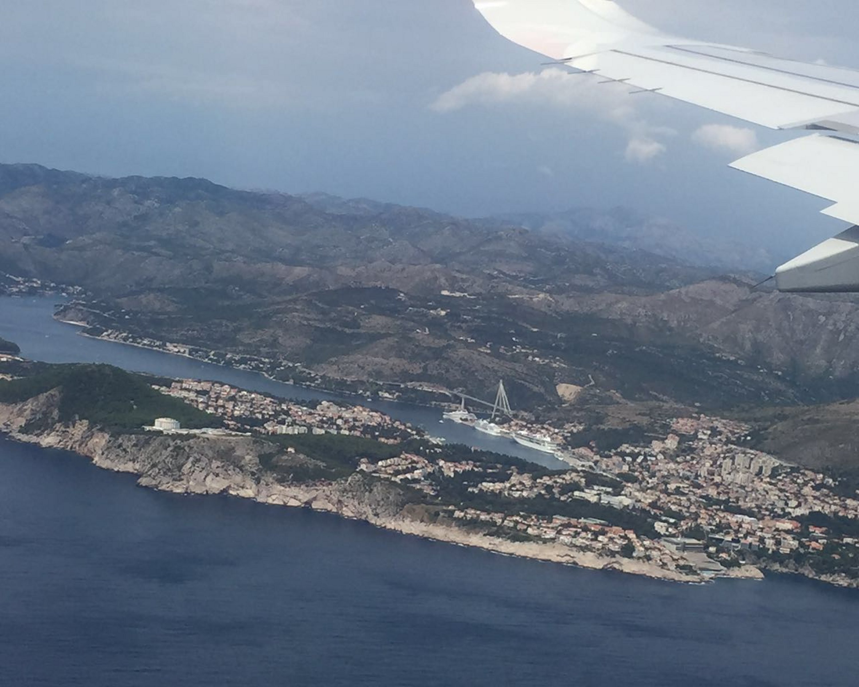 Arriving in dubrovnik