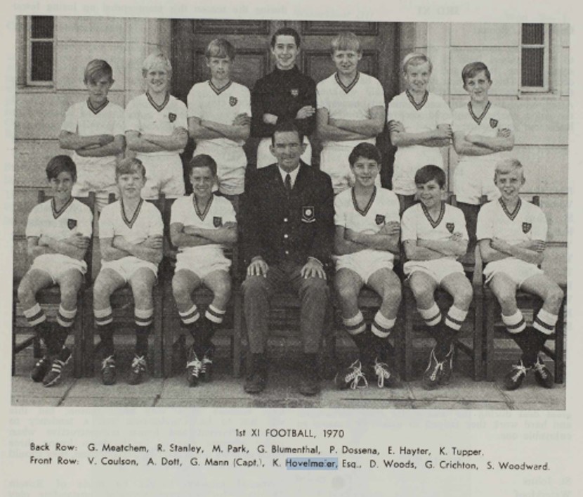 1970 bp football 1st xi