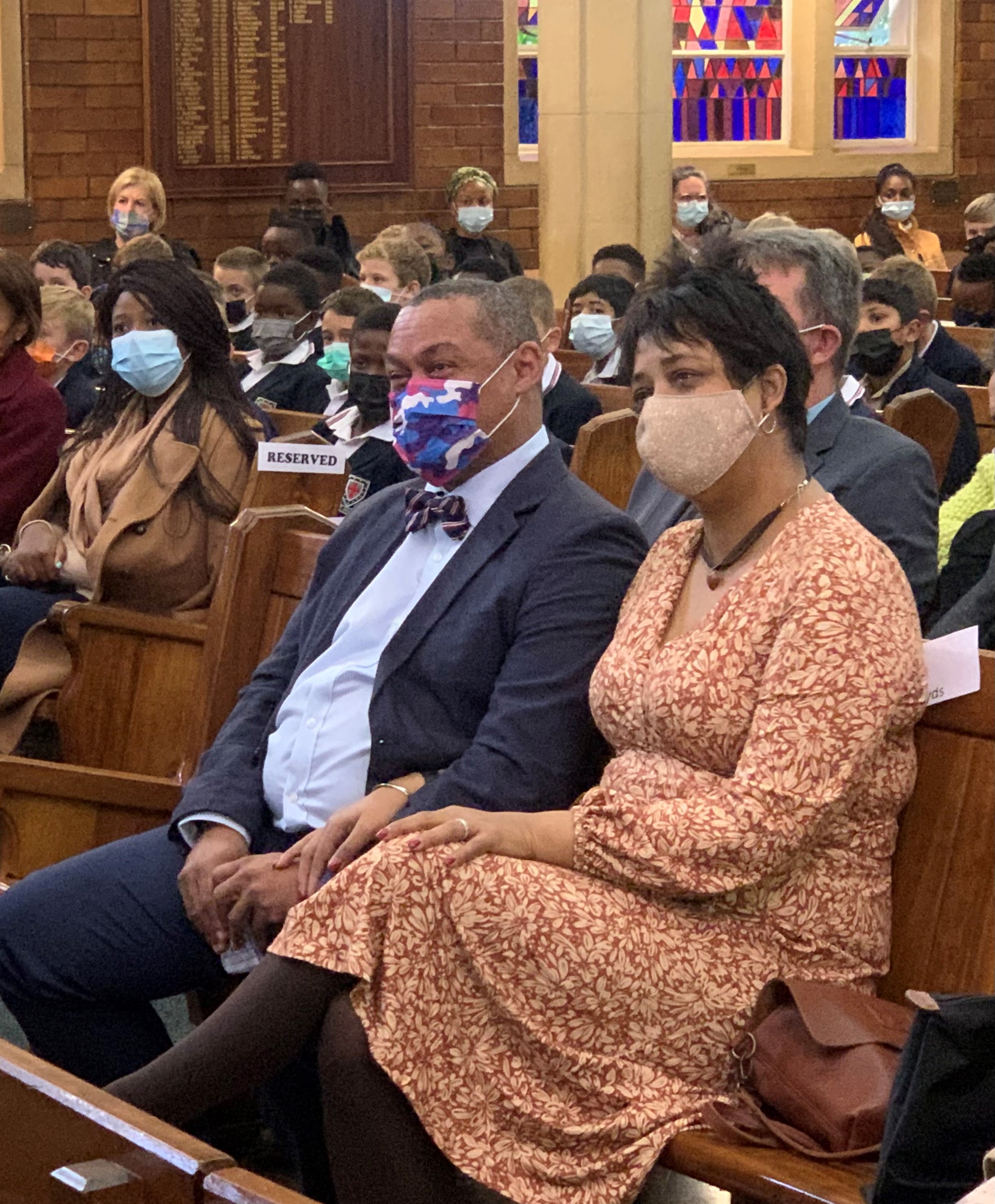 Jakes and tania in chapel