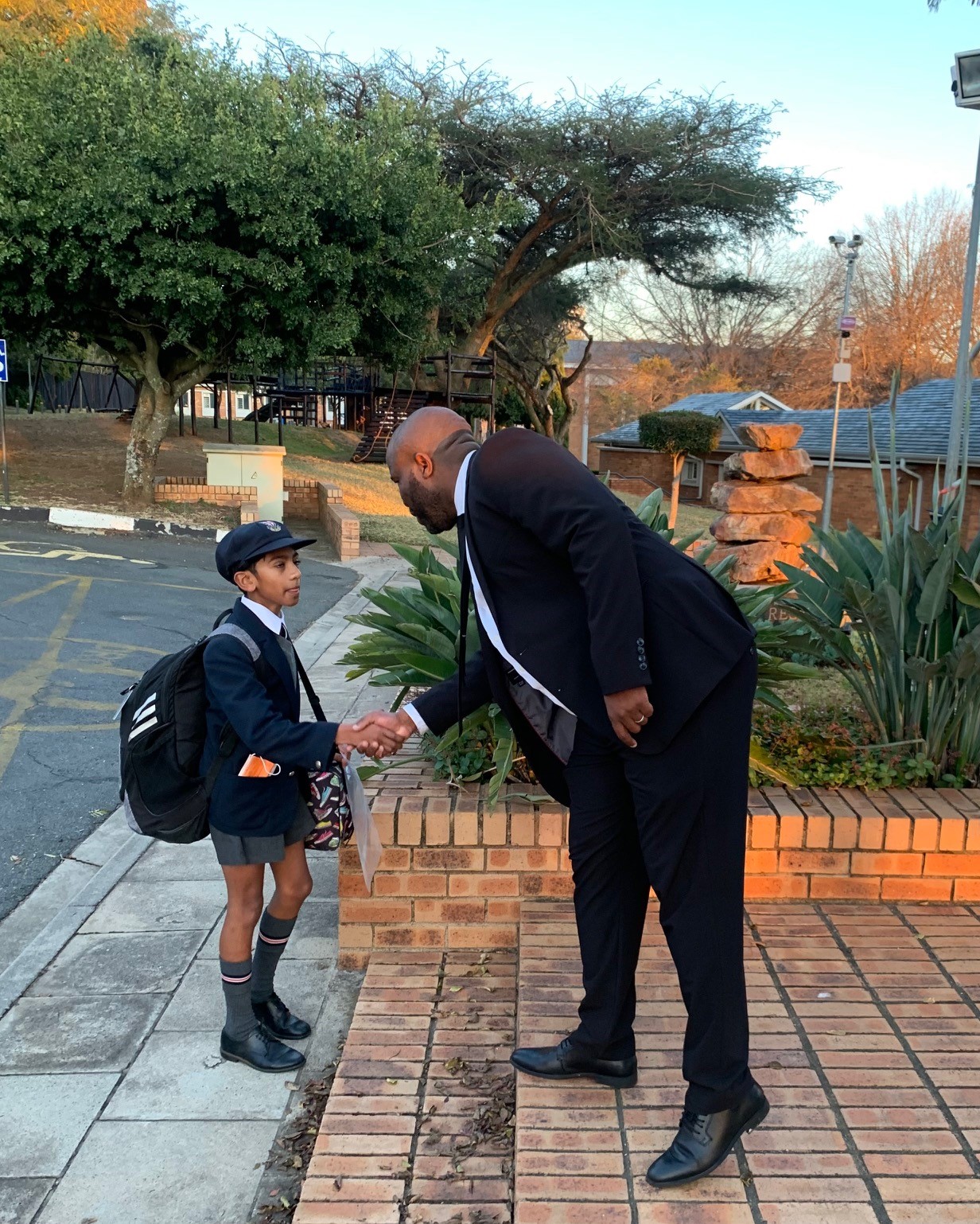 Sm greeting liam naidoo