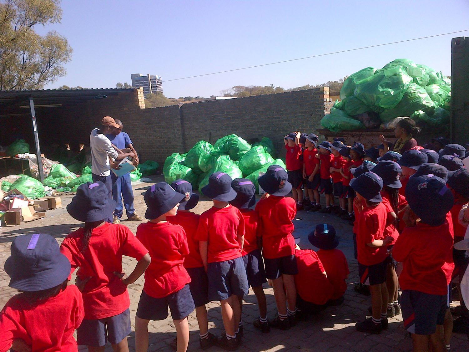 Visit to recycling depot